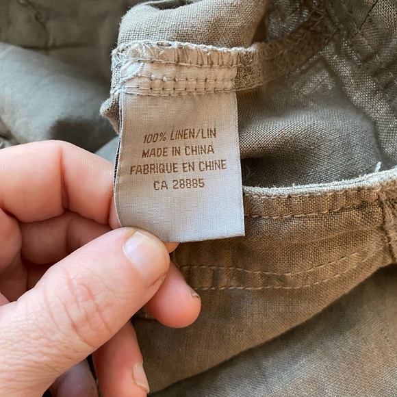 EUC Gem Vintage women’s 3/4 cargo linen pants in SZ 6!!! - Picture 6 of 6